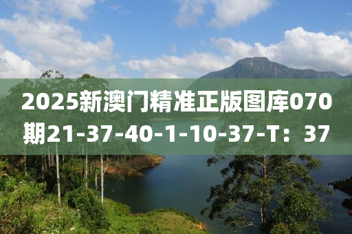2025新(xin)澳(ao)門(men)精(jing)準(zhun)正(zheng)版(ban)圖庫070期(qi)21-37-40-1-10-37-T：37