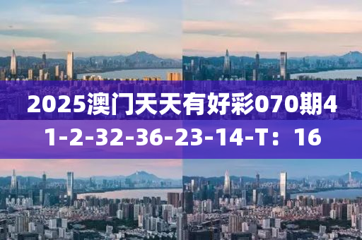 2025澳(ao)門天(tian)天(tian)有好(hao)綵(cai)070期(qi)41-2-32-36-23-14-T：16