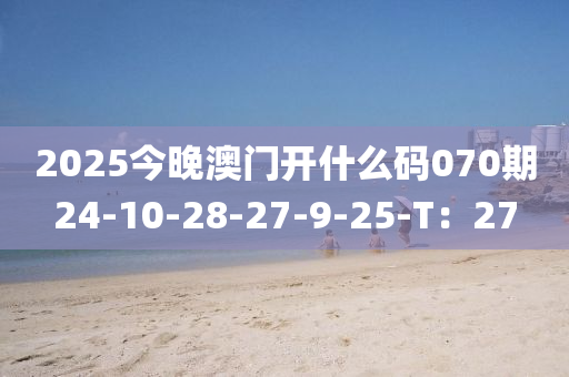2025今(jin)晚澳(ao)門(men)開(kai)什(shen)麼碼070期24-10-28-27-9-25-T：27