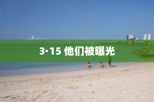 3·15 他(ta)們(men)被曝(pu)光