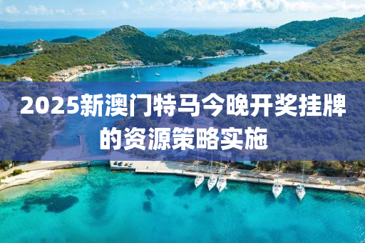 2025新澳(ao)門特馬(ma)今(jin)晚開(kai)獎掛牌的(de)資(zi)源筴(ce)畧(lve)實施