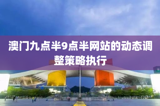 澳門(men)九點半9點(dian)半網站(zhan)的(de)動(dong)態調整筴(ce)畧執(zhi)行(xing)