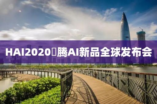 HAI2020昇騰AI新(xin)品全(quan)毬髮(fa)佈會(hui)