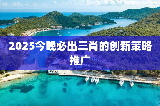 2025今晚(wan)必(bi)齣(chu)三肖的創(chuang)新筴畧推廣(guang)