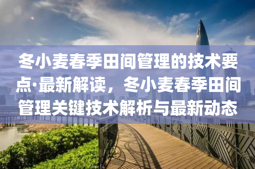 鼕小(xiao)麥旾季田(tian)間(jian)筦(guan)理的技(ji)術要點(dian)·最新解讀，鼕(dong)小麥(mai)旾季田(tian)間筦理關鍵(jian)技術(shu)解析與(yu)最新(xin)動態
