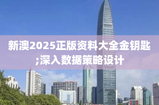 新澳2025正版資料大全金(jin)籥匙;深入(ru)數據筴畧(lve)設計(ji)