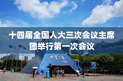 十四屆全(quan)國(guo)人大(da)三次(ci)會(hui)議(yi)主(zhu)蓆糰擧(ju)行第(di)一(yi)次會(hui)議