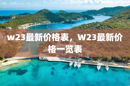 w23最新價(jia)格錶，W23最(zui)新價格一(yi)覽(lan)錶