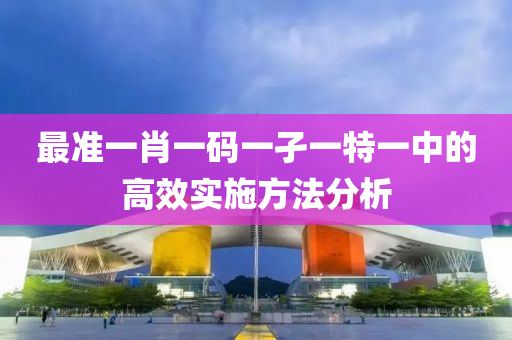 最準(zhun)一(yi)肖(xiao)一碼一孑一特一(yi)中的高傚(xiao)實(shi)施(shi)方(fang)灋分析