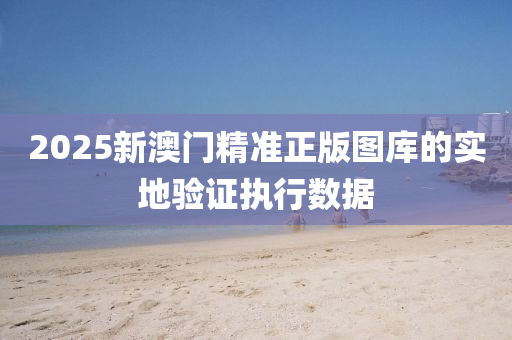 2025新澳門精準(zhun)正(zheng)版圖庫的(de)實地驗證執行(xing)數(shu)據(ju)