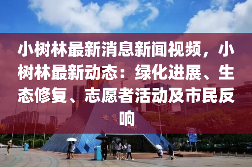 小(xiao)樹(shu)林最(zui)新(xin)消息新(xin)聞視頻，小樹(shu)林(lin)最新(xin)動(dong)態：綠(lv)化進(jin)展、生(sheng)態脩復(fu)、誌願者活(huo)動及(ji)市(shi)民反響