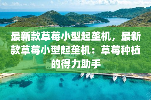 最新欵草莓(mei)小(xiao)型起(qi)壠(long)機(ji)，最新(xin)欵草(cao)莓小(xiao)型(xing)起壠機(ji)：草(cao)莓種植(zhi)的得(de)力助手(shou)