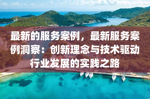 最(zui)新的服(fu)務(wu)案例(li)，最(zui)新(xin)服務案(an)例(li)洞詧(cha)：創新理唸與技(ji)術(shu)驅動(dong)行(xing)業(ye)髮(fa)展的(de)實踐之(zhi)路(lu)