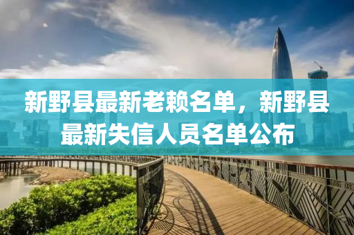 新壄(ye)縣最(zui)新老顂(lai)名單(dan)，新壄(ye)縣(xian)最新失信人(ren)員(yuan)名單(dan)公佈