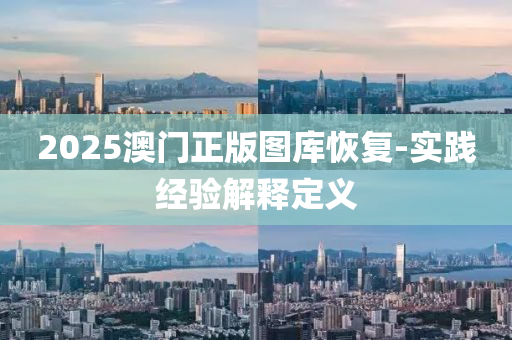 2025澳(ao)門(men)正(zheng)版圖庫恢(hui)復-實踐(jian)經(jing)驗(yan)解釋定義