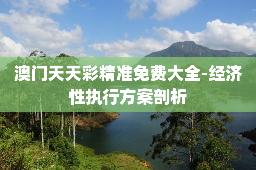 澳(ao)門(men)天(tian)天(tian)綵精(jing)準免費(fei)大(da)全(quan)-經濟(ji)性(xing)執行方案剖(pou)析