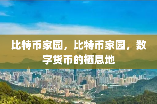 比特幣傢園，比(bi)特(te)幣傢園，數(shu)字貨(huo)幣(bi)的(de)棲(qi)息地