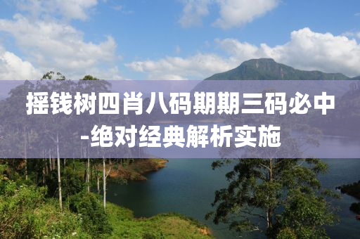 搖(yao)錢(qian)樹(shu)四肖(xiao)八碼(ma)期期三碼(ma)必(bi)中-絕(jue)對(dui)經典(dian)解(jie)析(xi)實施(shi)