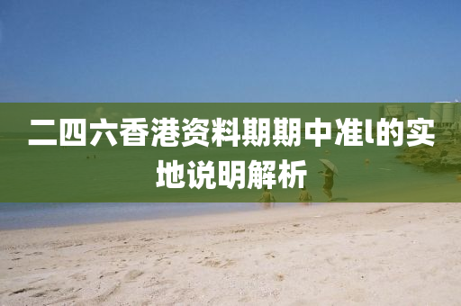 二四(si)六香(xiang)港(gang)資(zi)料期期中(zhong)準l的(de)實(shi)地(di)説(shuo)明(ming)解析(xi)