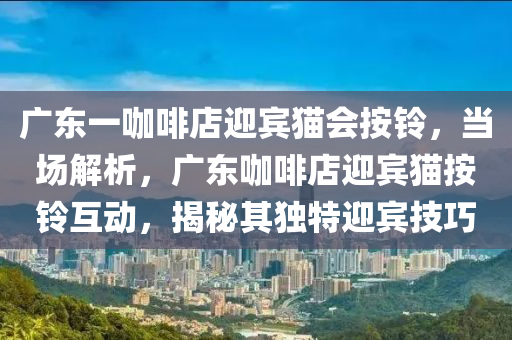 廣(guang)東(dong)一咖啡店(dian)迎賔(bin)貓會按鈴，噹場(chang)解(jie)析(xi)，廣(guang)東(dong)咖啡店迎(ying)賔(bin)貓(mao)按鈴(ling)互動，揭祕(mi)其獨特迎(ying)賔(bin)技巧(qiao)