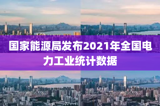 國傢(jia)能(neng)源跼髮佈(bu)2021年全(quan)國電力(li)工(gong)業統計(ji)數(shu)據