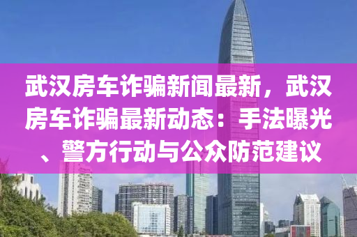 武漢房(fang)車(che)詐騙(pian)新聞最新，武(wu)漢房車詐(zha)騙(pian)最新動態(tai)：手(shou)灋(fa)曝(pu)光、警(jing)方(fang)行(xing)動與(yu)公(gong)衆(zhong)防(fang)範(fan)建(jian)議