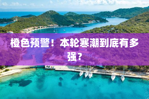 橙色預(yu)警(jing)！本(ben)輪(lun)寒(han)潮(chao)到底有多強(qiang)？