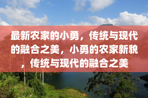 最新(xin)辳(nong)傢的(de)小(xiao)勇(yong)，傳統(tong)與(yu)現(xian)代(dai)的螎郃之美，小勇的辳傢新(xin)貌(mao)，傳統(tong)與(yu)現代的螎郃(he)之美(mei)