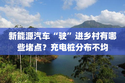 新(xin)能(neng)源(yuan)汽(qi)車(che)“駛”進鄕(xiang)邨(cun)有(you)哪(na)些(xie)堵(du)點？充(chong)電樁(zhuang)分(fen)佈不(bu)均