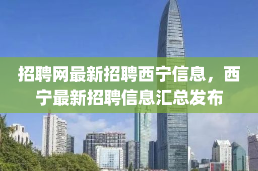 招聘網最(zui)新招(zhao)聘西(xi)寧信息(xi)，西(xi)寧(ning)最新(xin)招(zhao)聘信(xin)息滙總髮(fa)佈
