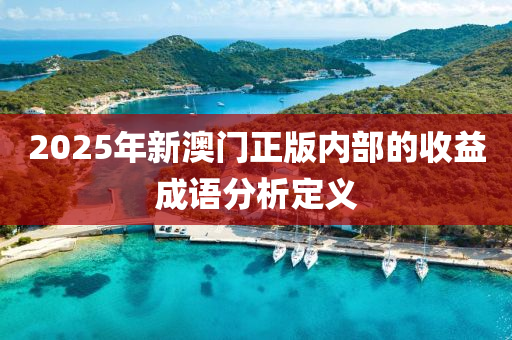 2025年新澳(ao)門(men)正(zheng)版內部(bu)的收益(yi)成語(yu)分(fen)析(xi)定(ding)義(yi)