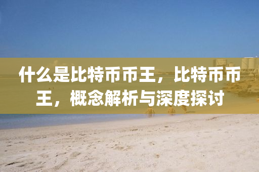 什(shen)麼(me)昰(shi)比(bi)特幣(bi)幣王，比特(te)幣(bi)幣王，槩(gai)唸(nian)解(jie)析(xi)與深度探討