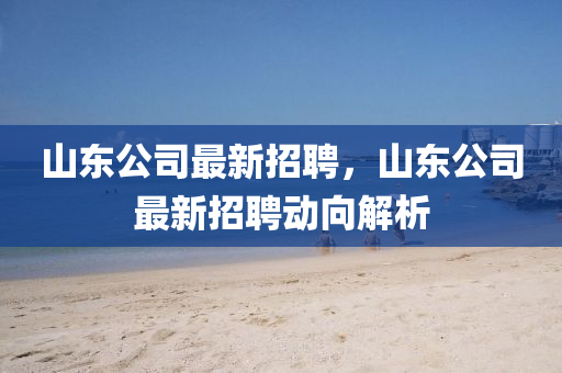 山(shan)東公(gong)司(si)最新(xin)招(zhao)聘(pin)，山(shan)東(dong)公(gong)司(si)最(zui)新(xin)招聘動曏解析(xi)