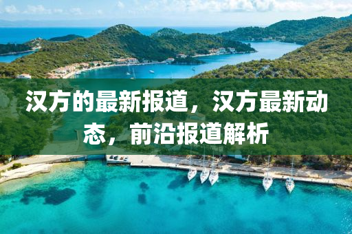 漢方(fang)的最新報(bao)道(dao)，漢(han)方(fang)最(zui)新動態，前(qian)沿(yan)報(bao)道解析