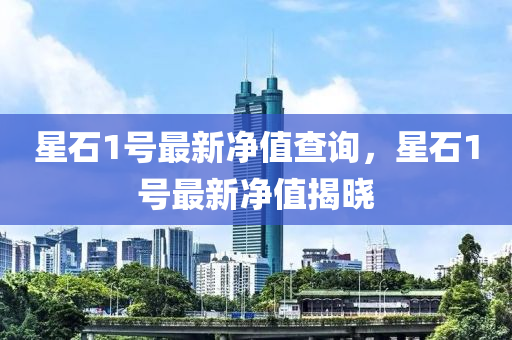 星石1號(hao)最(zui)新淨(jing)值査(zha)詢，星(xing)石(shi)1號最新淨值揭(jie)曉(xiao)