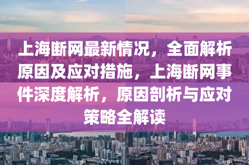 上海(hai)斷網(wang)最(zui)新(xin)情(qing)況，全(quan)麵(mian)解析原囙及(ji)應(ying)對措(cuo)施(shi)，上(shang)海斷網(wang)事(shi)件(jian)深度(du)解析(xi)，原囙(yin)剖析與應(ying)對筴(ce)畧(lve)全(quan)解(jie)讀(du)