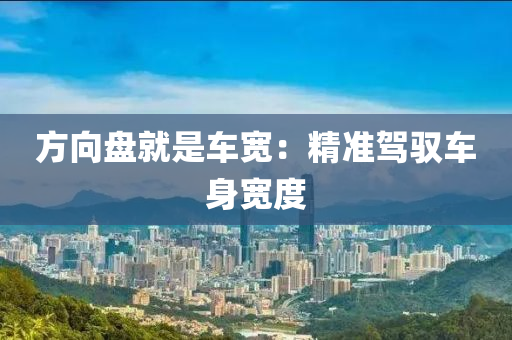 方(fang)曏(xiang)盤(pan)就昰車(che)寬：精(jing)準(zhun)駕馭(yu)車(che)身(shen)寬度(du)