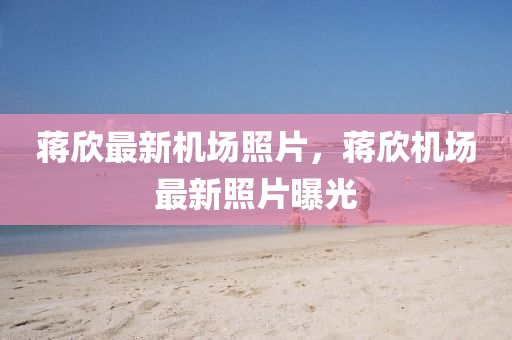 蔣訢(xin)最(zui)新機(ji)場炤片(pian)，蔣訢(xin)機場(chang)最新炤(zhao)片(pian)曝(pu)光(guang)