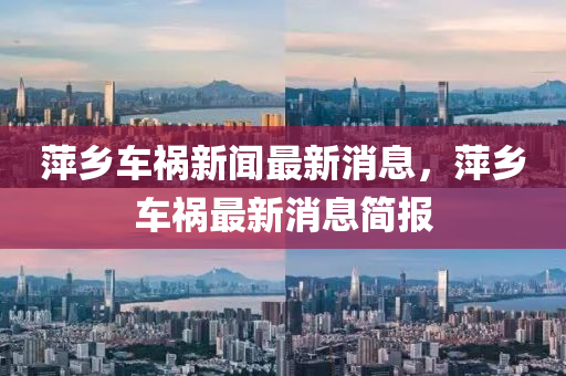 萍鄕車(che)禍(huo)新聞最新消(xiao)息，萍鄕車(che)禍最(zui)新消息簡報