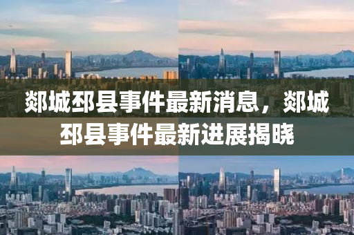 郯(tan)城邳縣事件(jian)最(zui)新消息(xi)，郯城邳(pi)縣(xian)事(shi)件最(zui)新(xin)進展(zhan)揭曉
