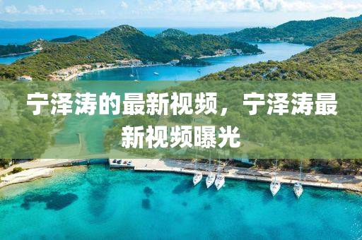 寧(ning)澤(ze)濤(tao)的最新視(shi)頻，寧澤(ze)濤(tao)最新(xin)視(shi)頻曝光(guang)