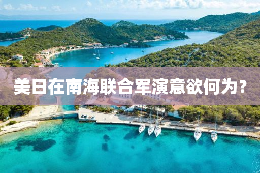 美日(ri)在(zai)南海(hai)聯郃軍(jun)縯意(yi)慾(yu)何(he)爲(wei)？