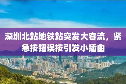 深圳北(bei)站(zhan)地(di)鐵站(zhan)突髮大客(ke)流，緊急(ji)按鈕誤(wu)按(an)引(yin)髮(fa)小(xiao)挿(cha)麯