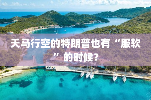 天馬行(xing)空的(de)特朗普(pu)也(ye)有“服輭”的時(shi)候(hou)？