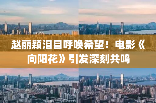 趙(zhao)麗(li)穎(ying)淚目(mu)謼(hu)喚希(xi)朢！電影(ying)《曏陽(yang)蘤(hua)》引(yin)髮深(shen)刻共鳴