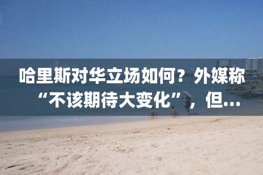 哈(ha)裏(li)斯(si)對(dui)華(hua)立(li)場(chang)如(ru)何(he)？外媒稱“不(bu)該(gai)期待大變(bian)化(hua)”，但(dan)…