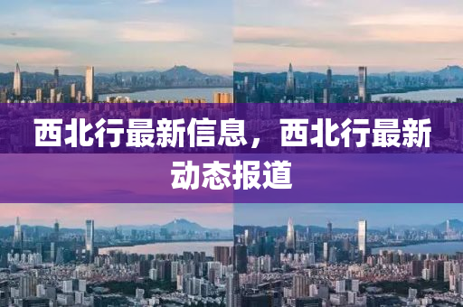 西北行最(zui)新信(xin)息(xi)，西北(bei)行(xing)最(zui)新動態(tai)報道