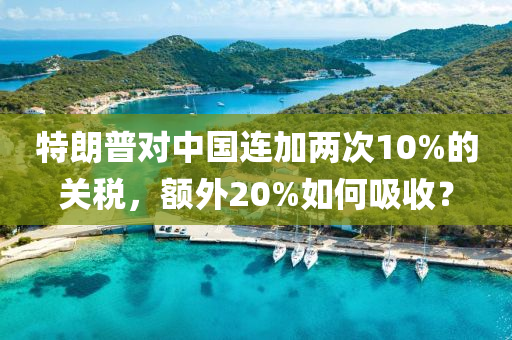 特朗(lang)普對中(zhong)國(guo)連(lian)加(jia)兩次(ci)10%的關(guan)稅，額(e)外20%如(ru)何(he)吸收？