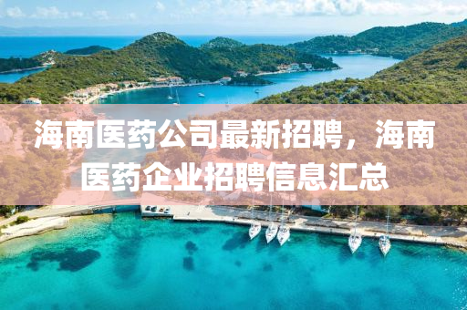 海南醫藥公(gong)司(si)最(zui)新招聘，海(hai)南(nan)醫(yi)藥(yao)企業(ye)招聘(pin)信息滙總