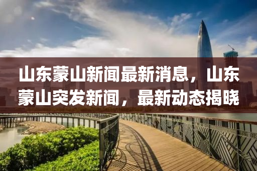 山東(dong)矇山新(xin)聞(wen)最新(xin)消(xiao)息，山(shan)東(dong)矇山(shan)突(tu)髮新(xin)聞，最新動(dong)態揭曉